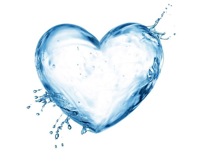The heart is from the water